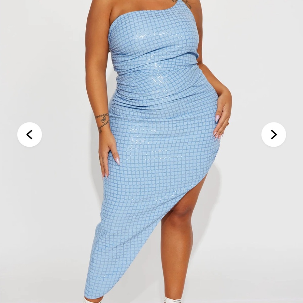 Samba Street One Shoulder Midi Dress